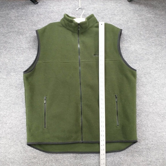 Altica Men's Kathmandu Zip Up Fleece Vest Green XL Mock Neck Zipped Pockets - Picture 11 of 13
